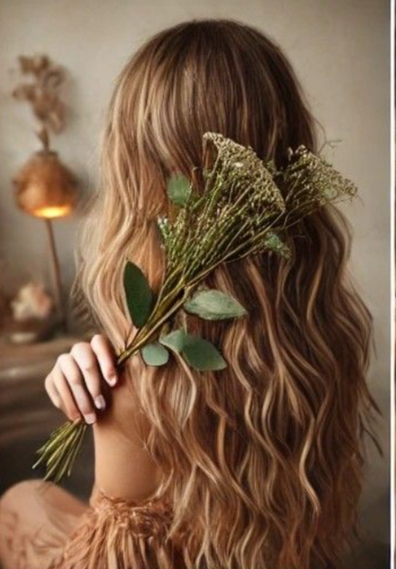 hero right flowers in hair